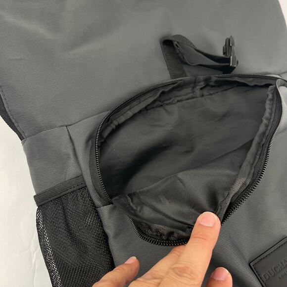 Duchamp Lightweight Gray Foldover Backpack - Picture 9 of 11